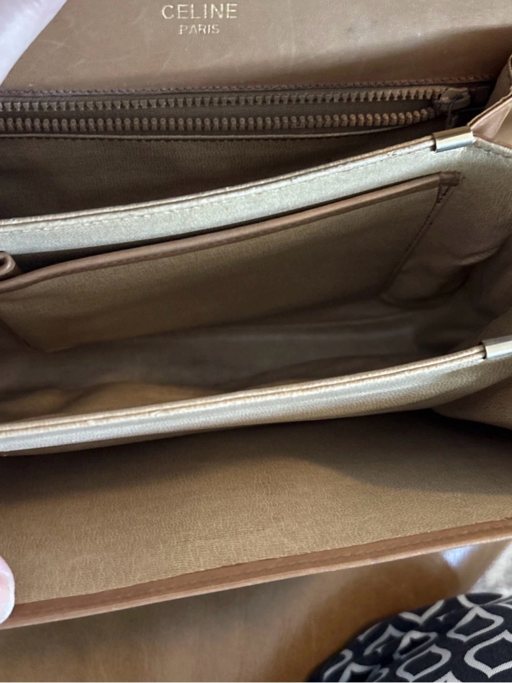 Vintage Celine Macadam Logo PVC Leather Shoulder Bag - Picture 10 of 15